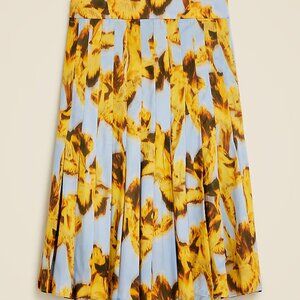 J.Crew Pleated knee-length skirt NWT  size 4